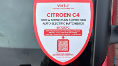 Citroen C4 100kW Shine Plus 50kWh 5dr Auto Electric Hatchback